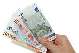 paying euros